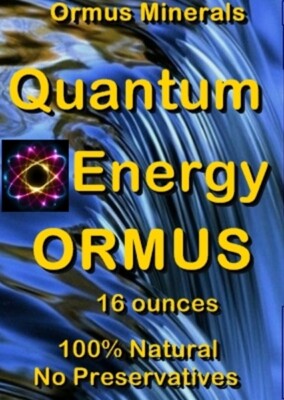 Quantum Energy Ormus Mental Health Clarity Vision Support Immunity 16oz