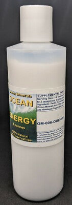 Ormus minerals Ocean Energy Mental Health Clarity Better Vision immunity 8oz