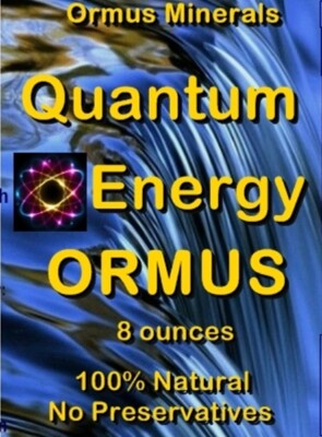 Quantum Energy Ormus Mental Health Clarity Vision Support Immunity 8oz