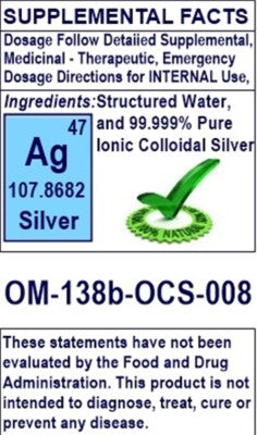 COLLOIDAL SILVER 1000 PPM 8 OZ.- IMMUNE SUPPORT WITH DROPPER