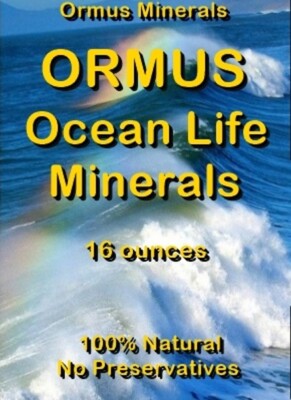 Ormus Ocean Life Minerals Mental Health Clarity Digestion Immunity 16oz