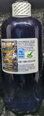 COLLOIDAL SILVER 1000 PPM 32 OZ.- IMMUNE SUPPORT Cold Skin WITH DROPPER