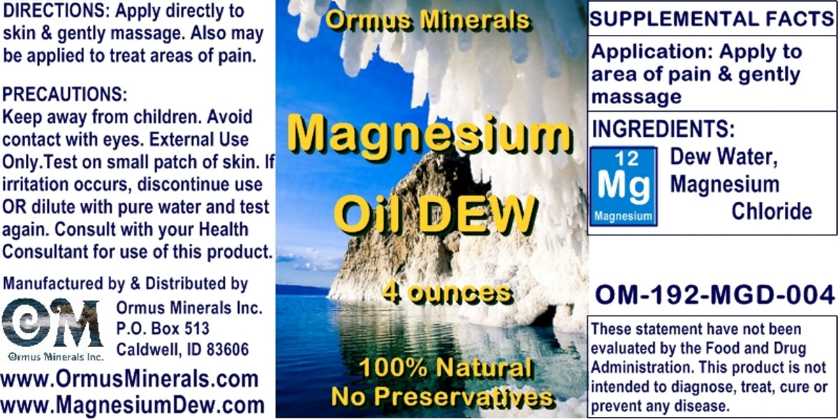 Magnesium Oil Dew