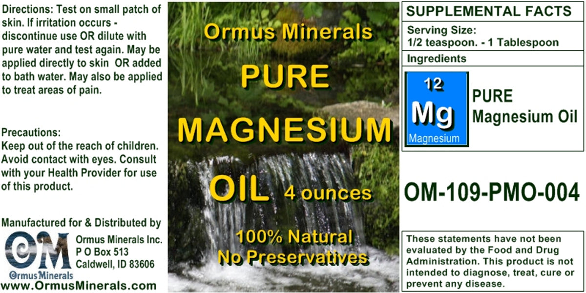 Pure Magnesium Oil