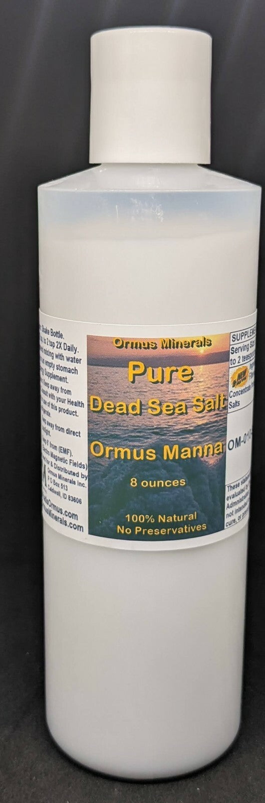 Pure Dead Sea Ormus Minerals