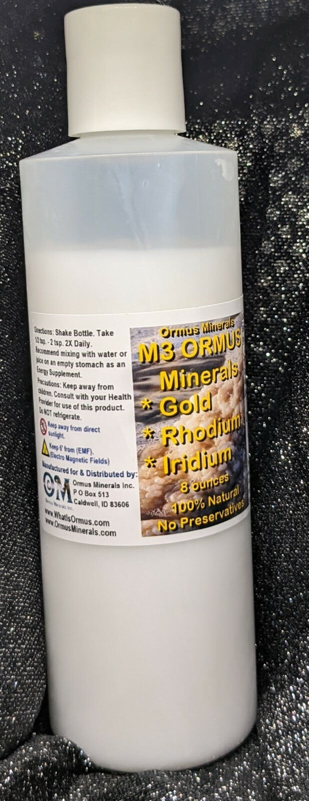 M3 Ormus Minerals Ormus Mental Health Immunity Skin Electrolytes Energy 8oz