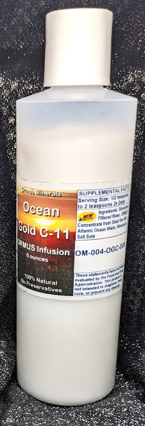 Ormus c11 Manna - Monatomic m-state gold liquid Ormus, Balanced Foundation