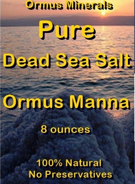 Pure Dead Sea Ormus Minerals