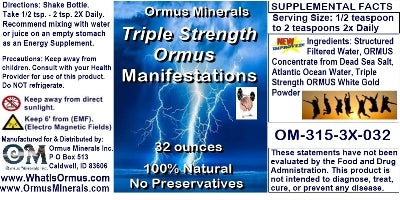 Ormus Manna-Festations Extra Strength