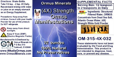 Ormus Manna-Festations Extra Strength