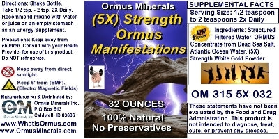 Ormus Manna-Festations Extra Strength