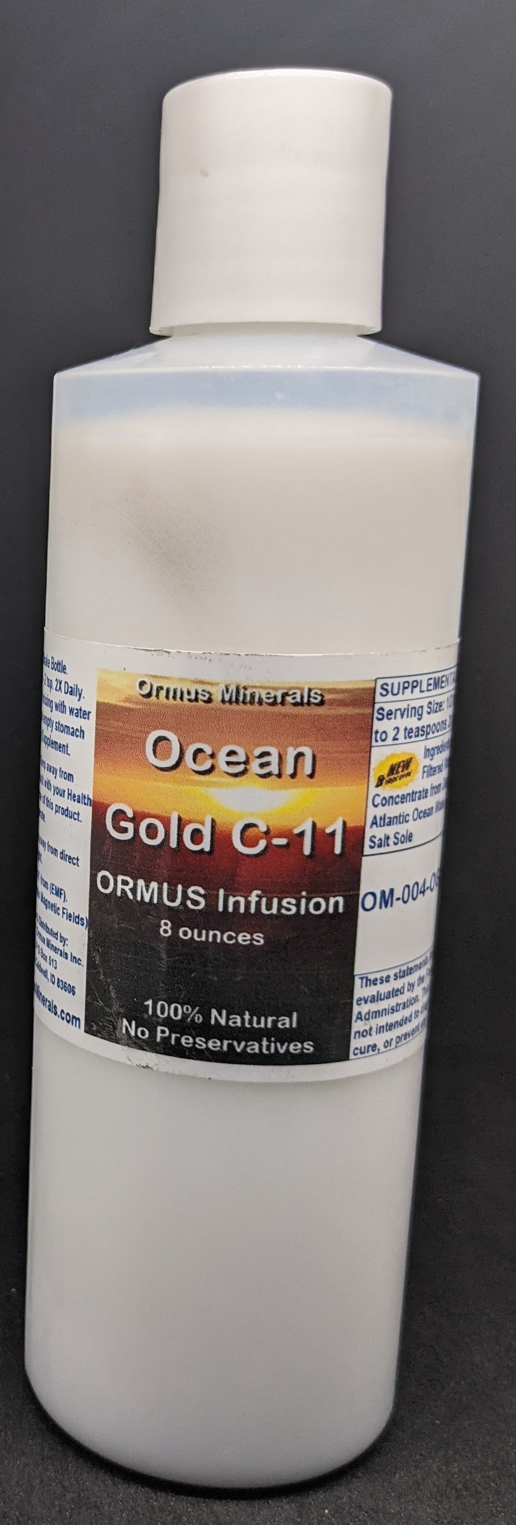 Ormus c11 Manna - Monatomic m-state gold liquid Ormus, Balanced Foundation