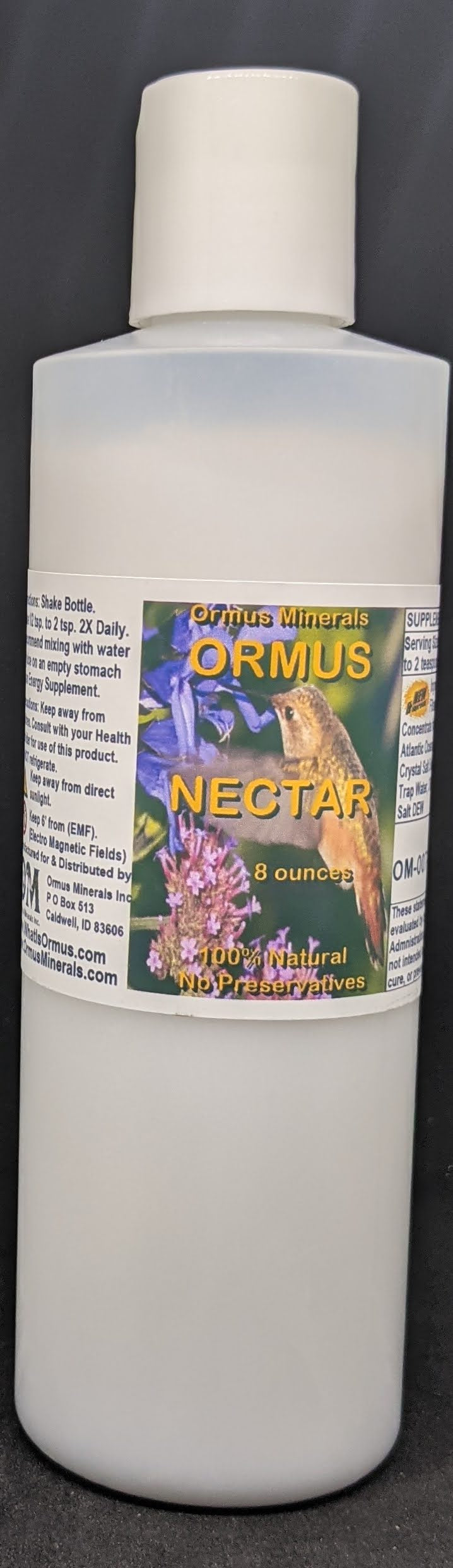 Ormus Minerals Ormus Nectar Mental Health Better Senses Immunity Energy 8oz