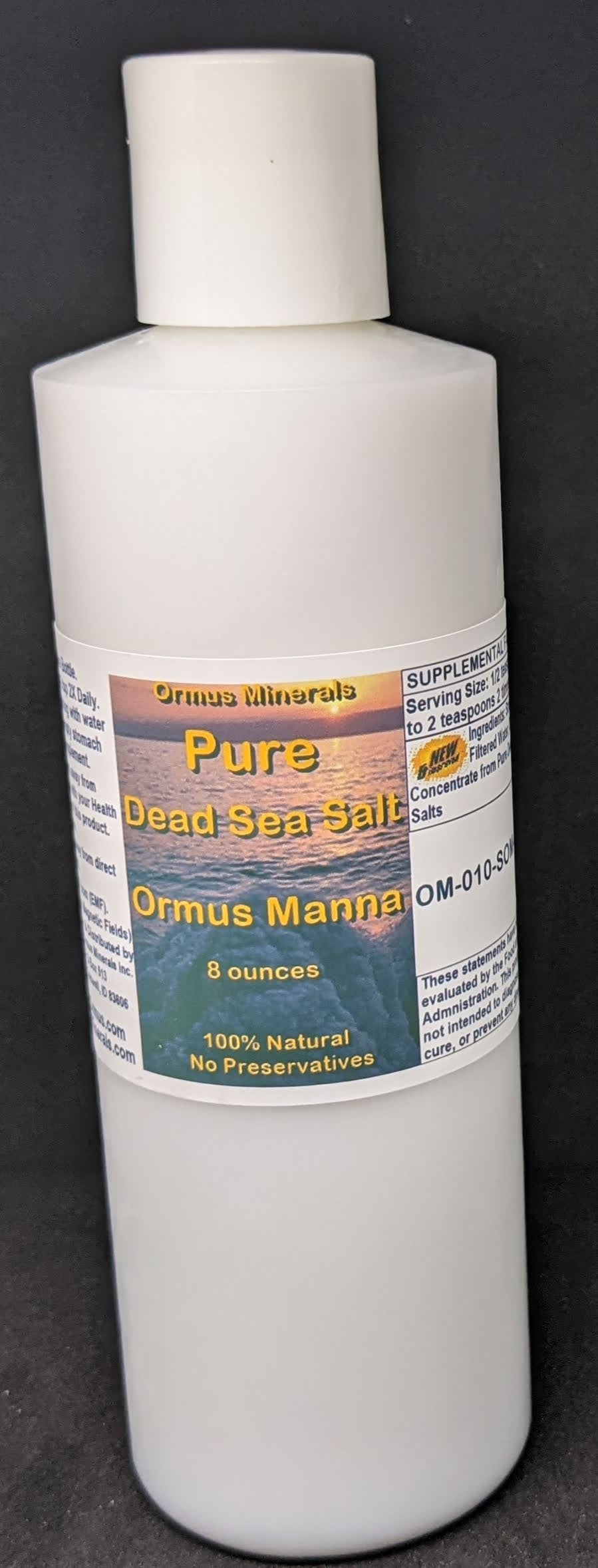 Pure Dead Sea Ormus Minerals