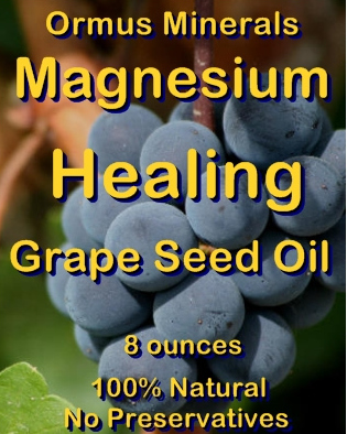 Ormus Minerals -Magnesium Healing Grape Seed Oil