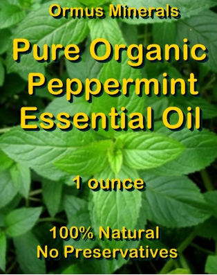 Ormus Minerals -PURE Organic Peppermint Essential Oil