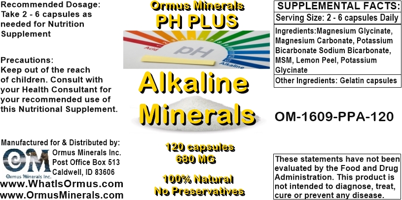 PH Plus Alkaline Minerals