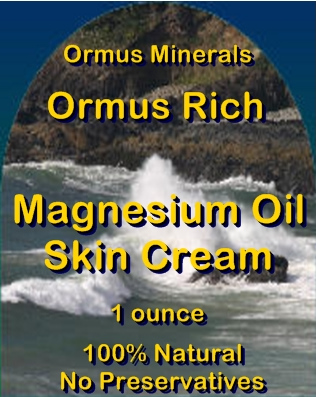 Ormus Minerals -Ormus Rich Magnesium Oil Skin Cream