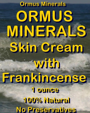 Ormus Minerals -Ormus Mineral Skin Cream with FRANKINCENSE