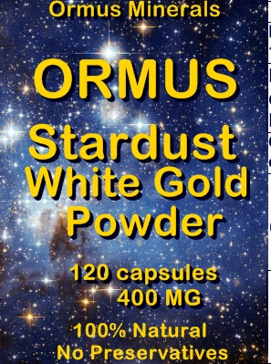 Ormus Minerals Stardust White Gold Powder