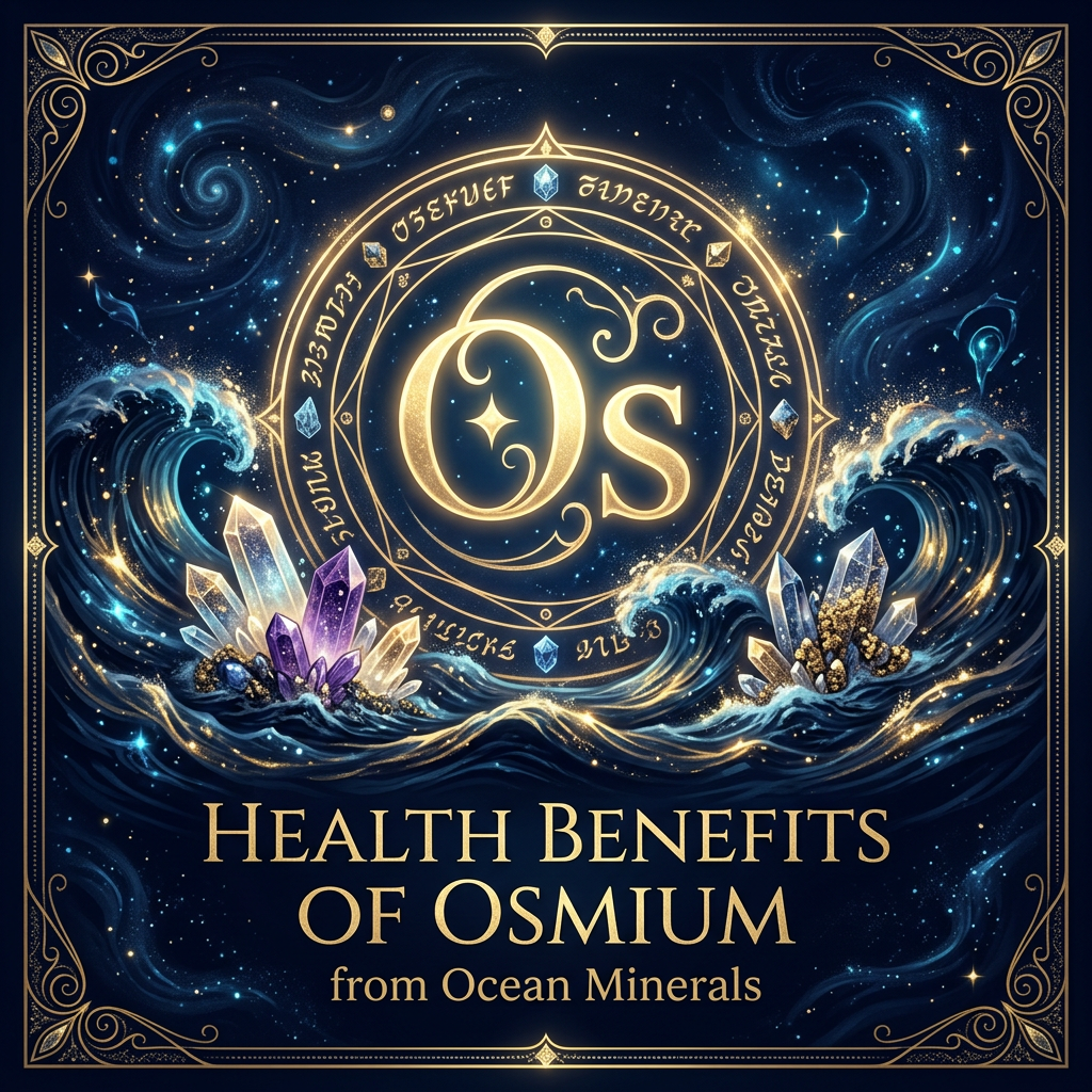 Health Benefits of Osmium from Ocean Minerals