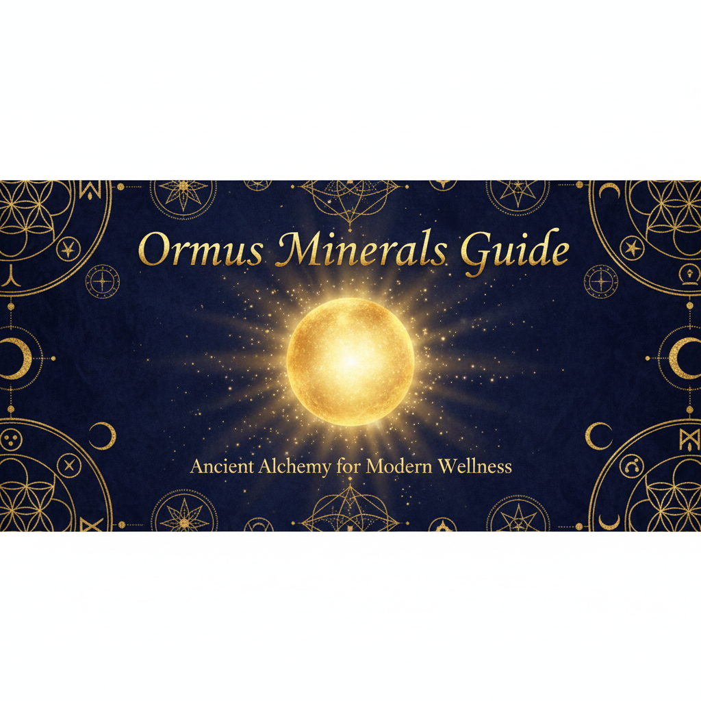 Ormus Minerals Guide