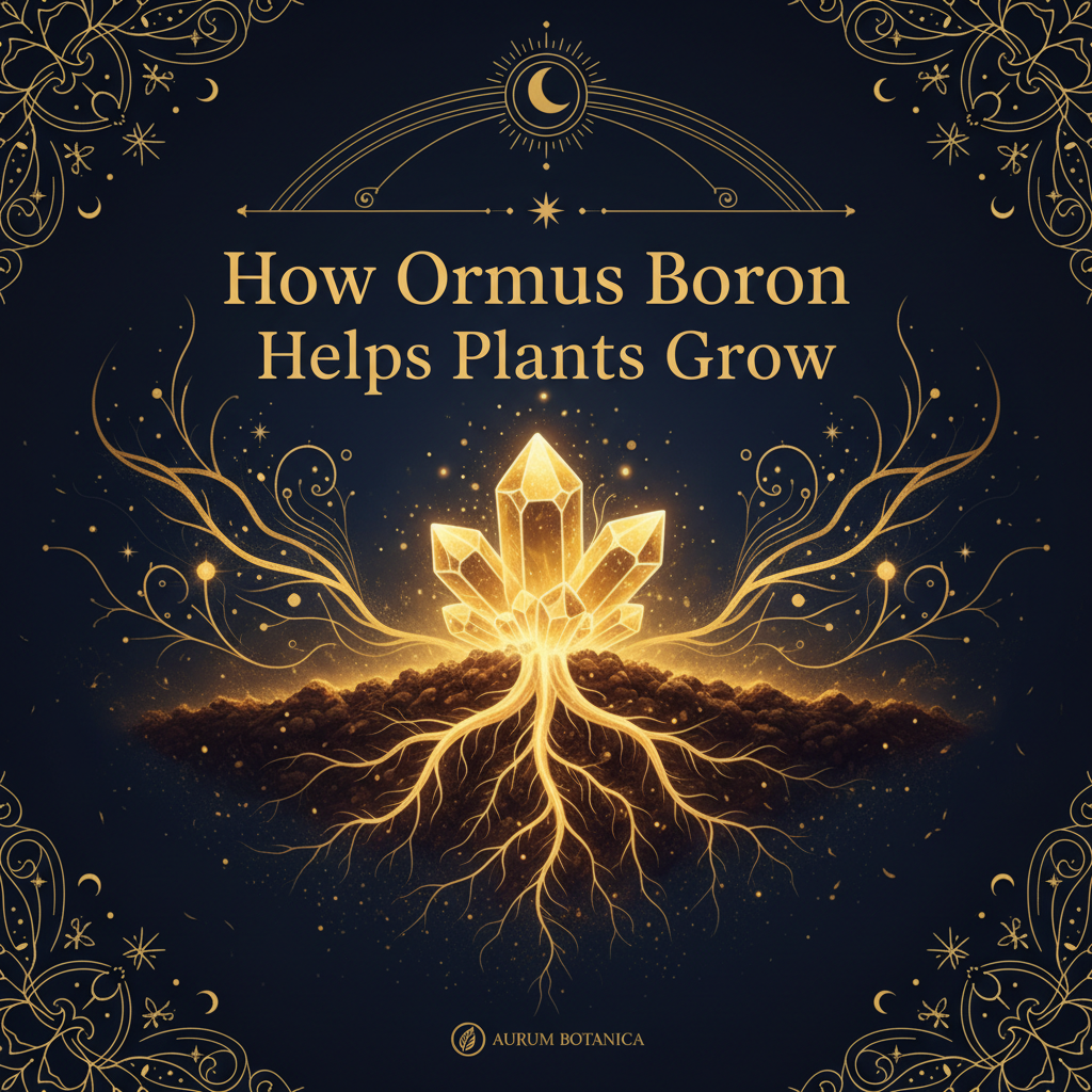 How Ormus Boron Helps Plants Grow