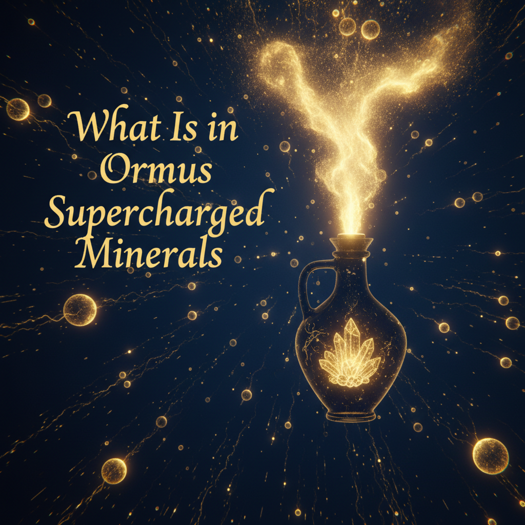 What Is in Ormus Supercharged Minerals