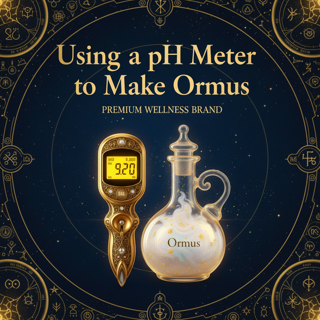 Using a pH Meter to Make Ormus