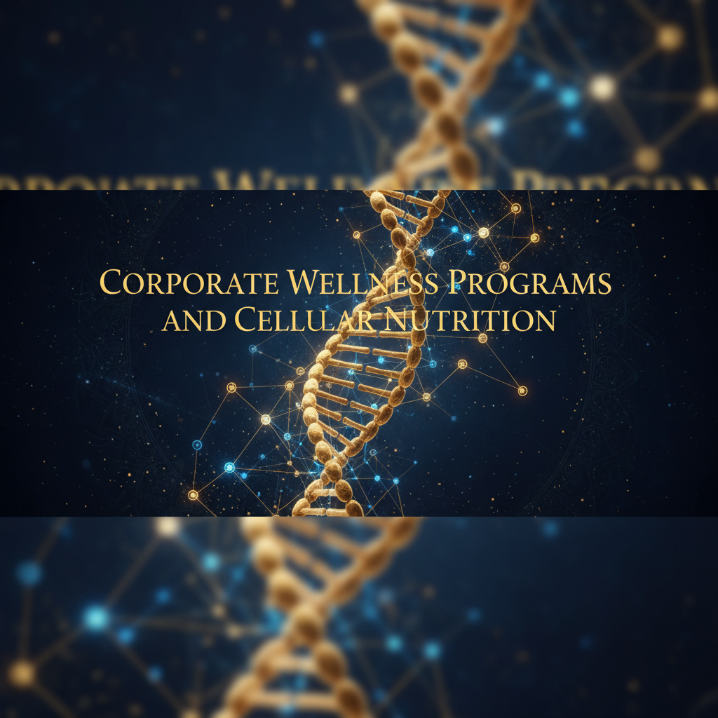 Corporate Wellness Programs and Cellular Nutrition - Ormus Minerals