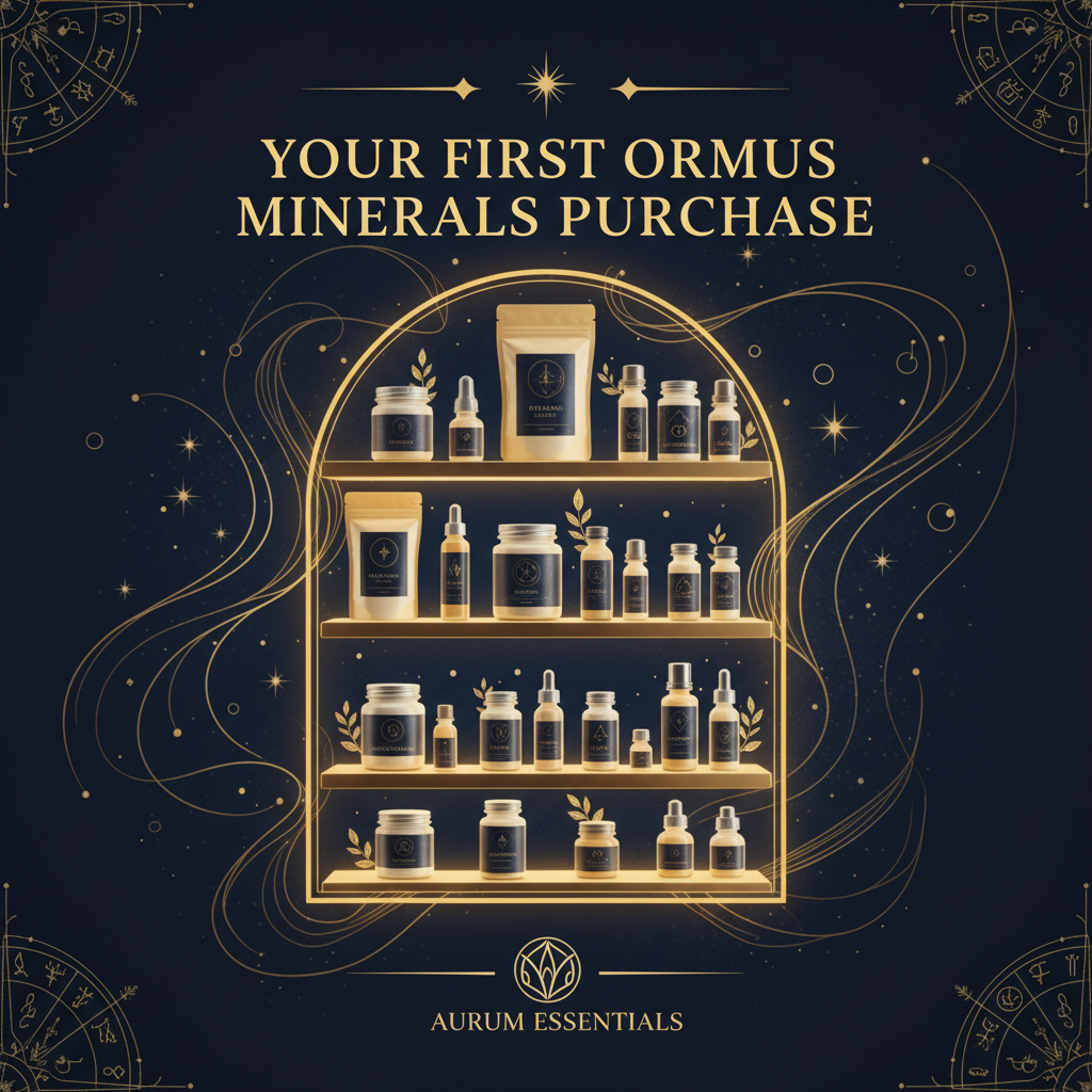 Your First Ormus Minerals Purchase