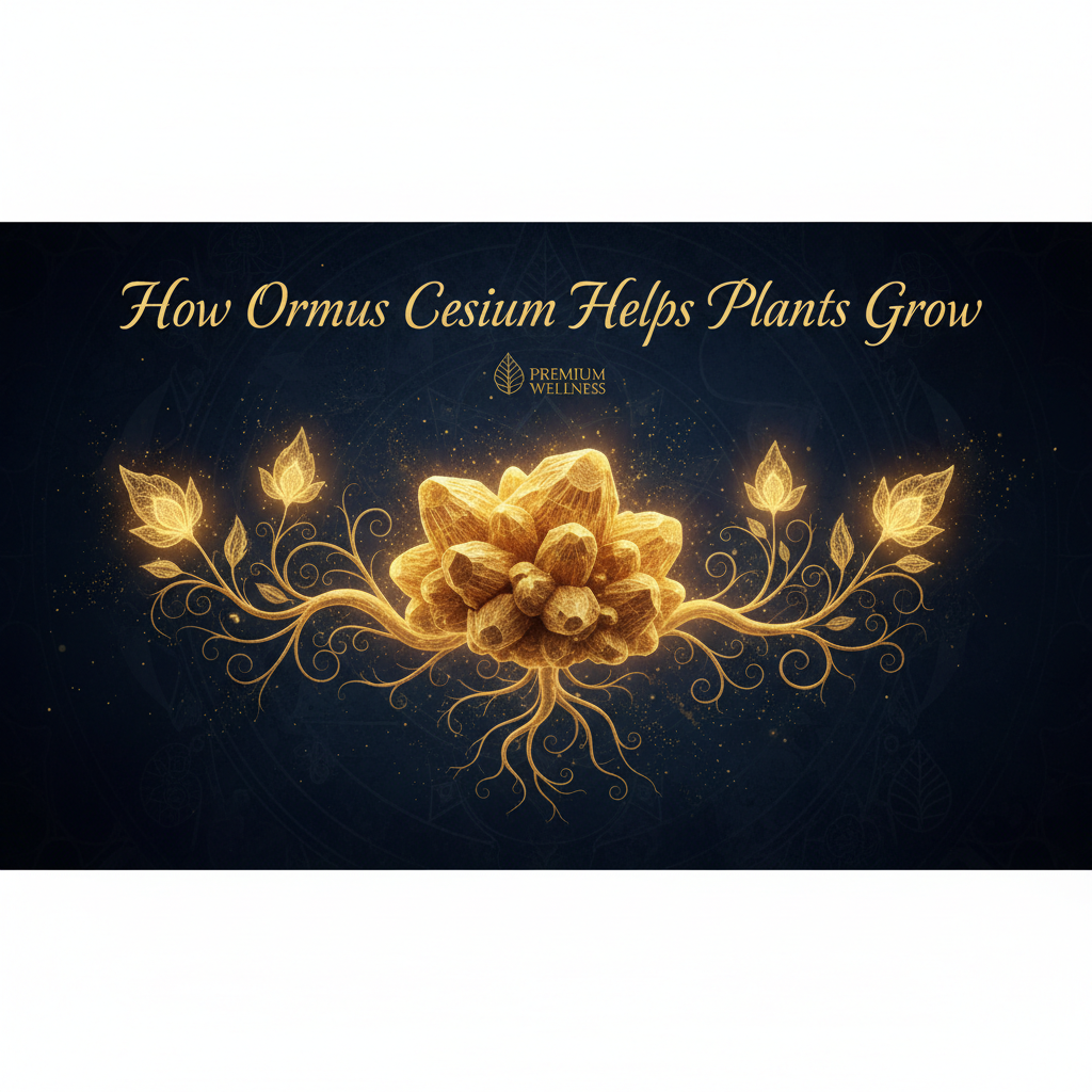 How Ormus Cesium Helps Plants Grow