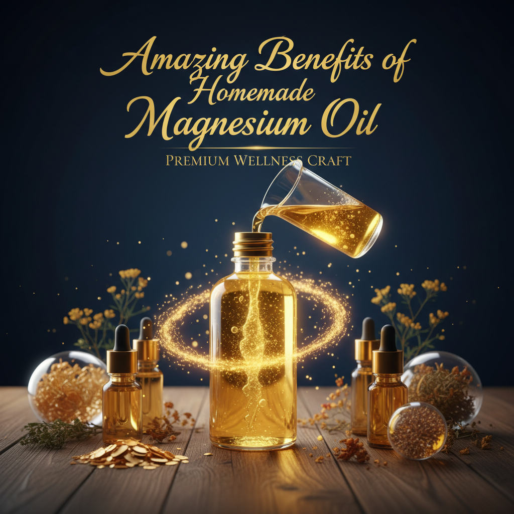 Amazing Benefits of Homemade Magnesium Oil
