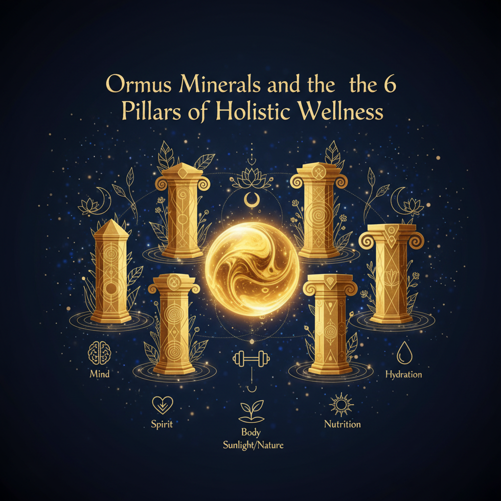 Ormus Minerals and the 6 Pillars of Holistic Wellness