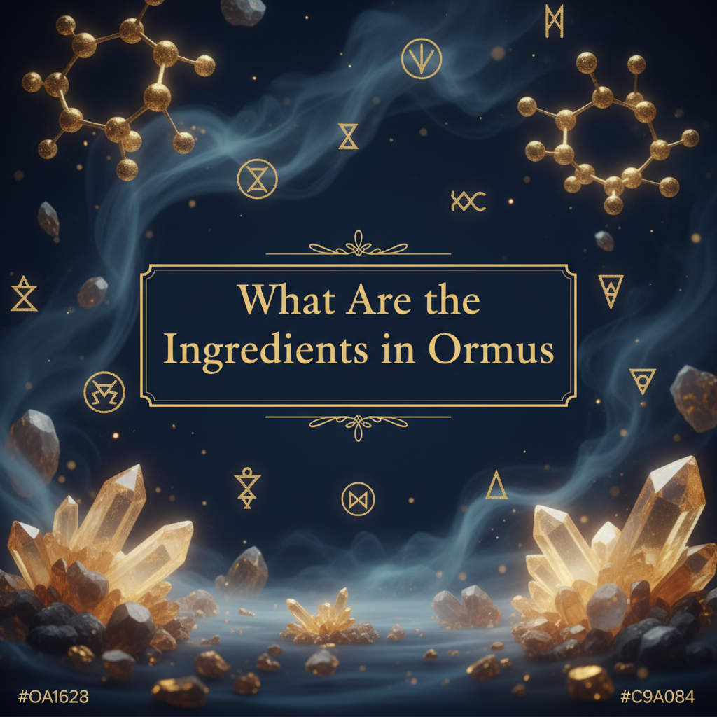 What Are the Ingredients in Ormus