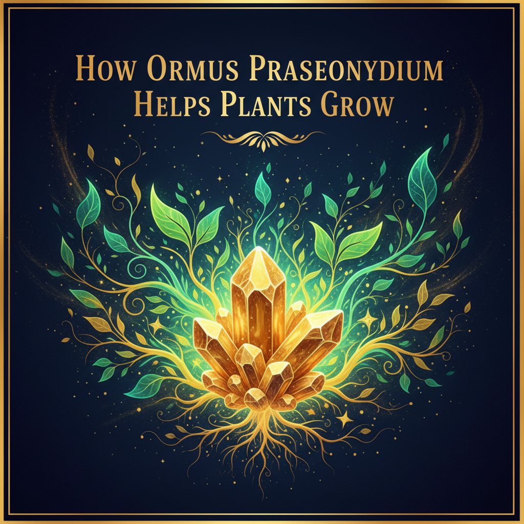How Ormus Praseodymium Helps Plants Grow