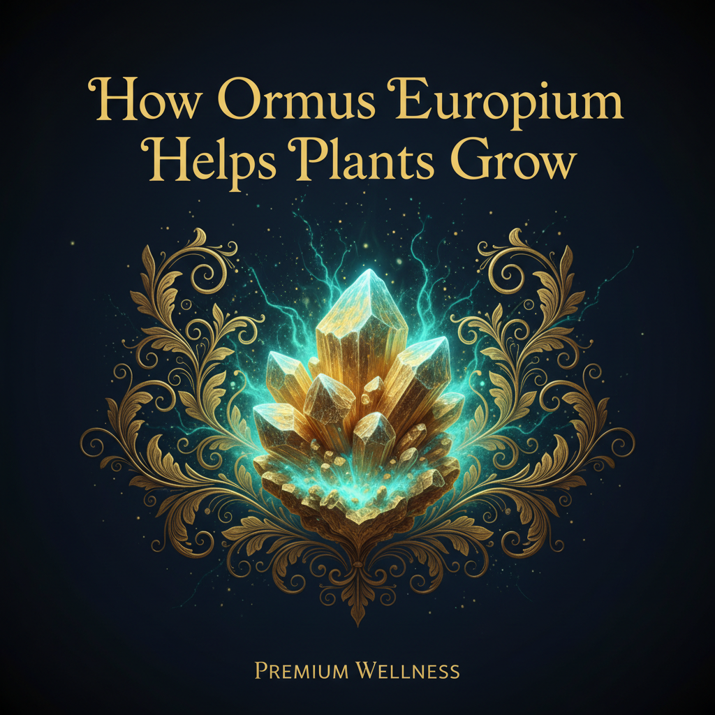 How Ormus Europium Helps Plants Grow