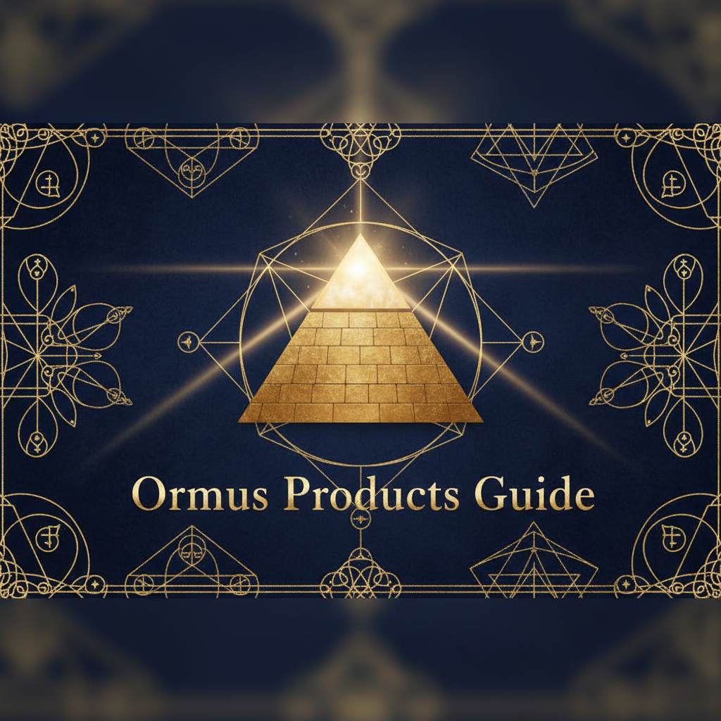 Ormus Products Guide