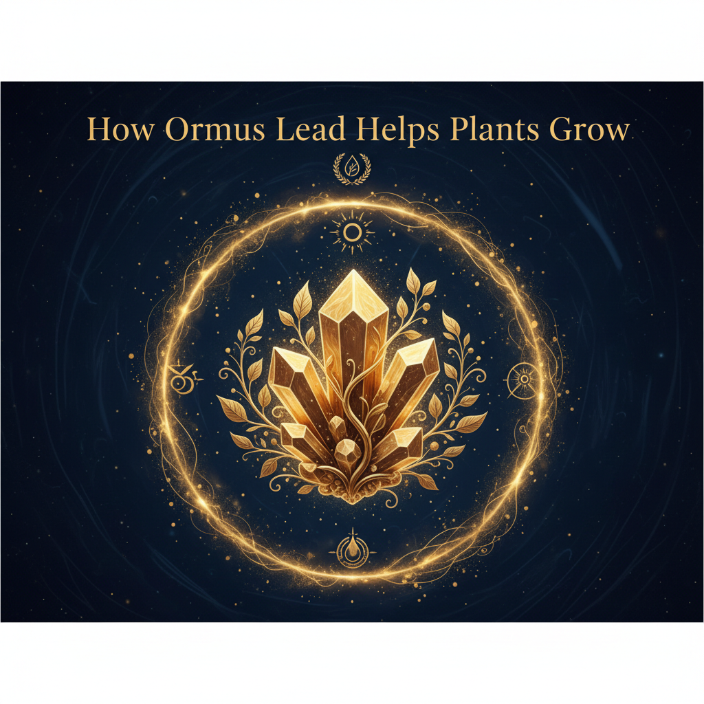 How Ormus Lead Helps Plants Grow