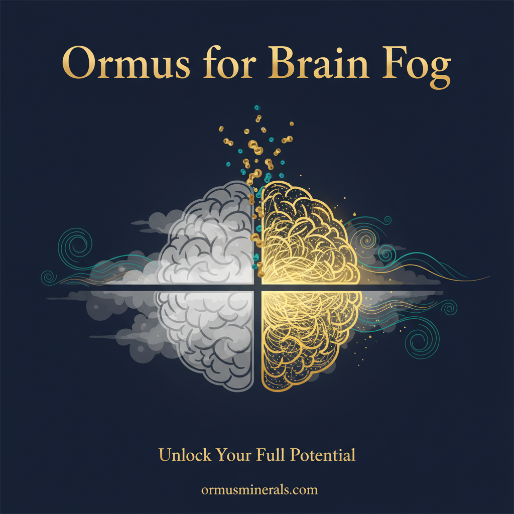 Ormus for Brain Fog: Clearing Mental Cloudiness with Minerals - Ormus Minerals Infographic