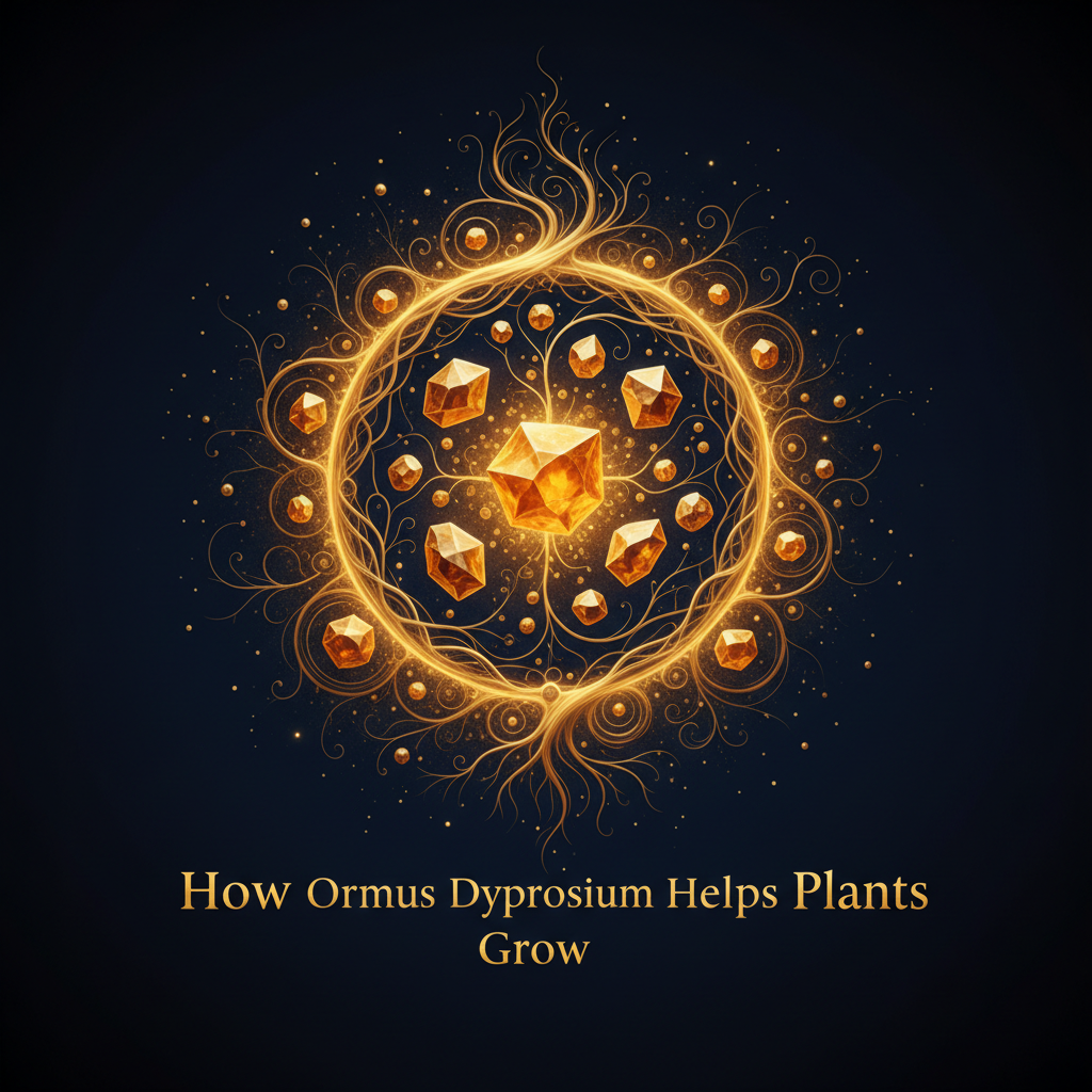 How Ormus Dysprosium Helps Plants Grow