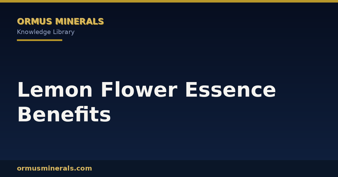 Lemon Flower Essence Benefits header graphic