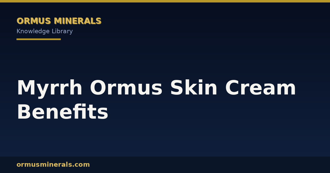 Myrrh Ormus Skin Cream Benefits header graphic