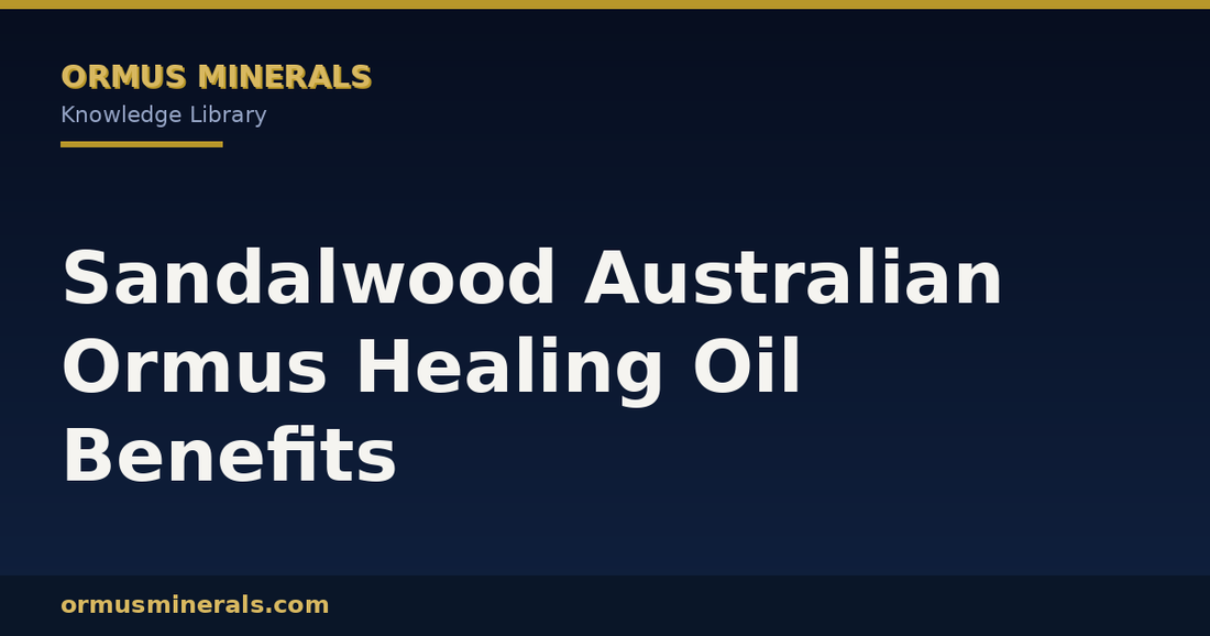 Sandalwood Australian Ormus Healing Oil Benefits header graphic