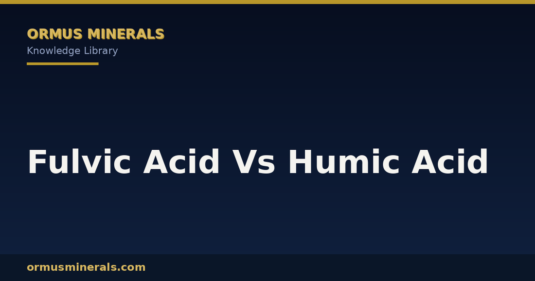 Fulvic Acid Vs Humic Acid header graphic