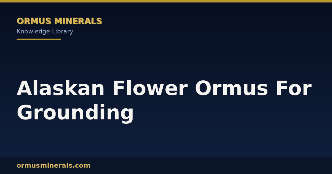 Alaskan Flower Ormus For Grounding header graphic