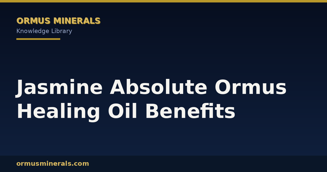 Jasmine Absolute Ormus Healing Oil Benefits header graphic