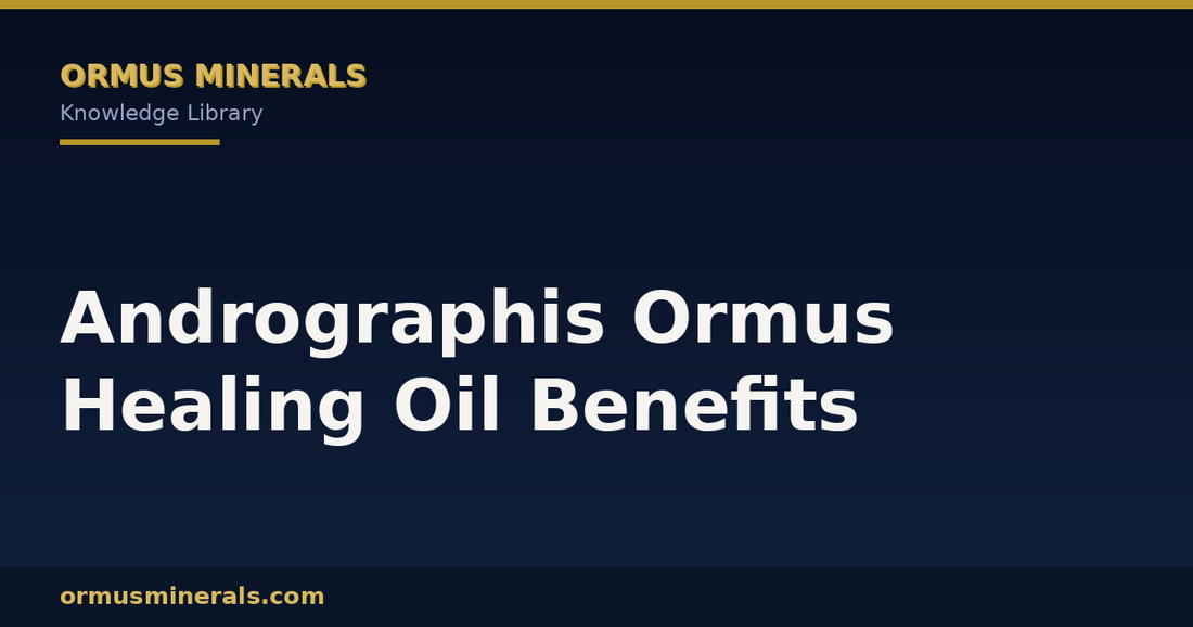 Andrographis Ormus Healing Oil Benefits header graphic