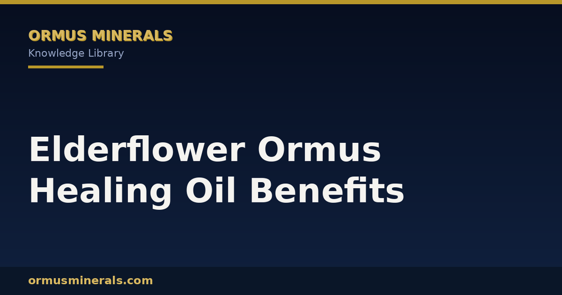 Elderflower Ormus Healing Oil Benefits header graphic