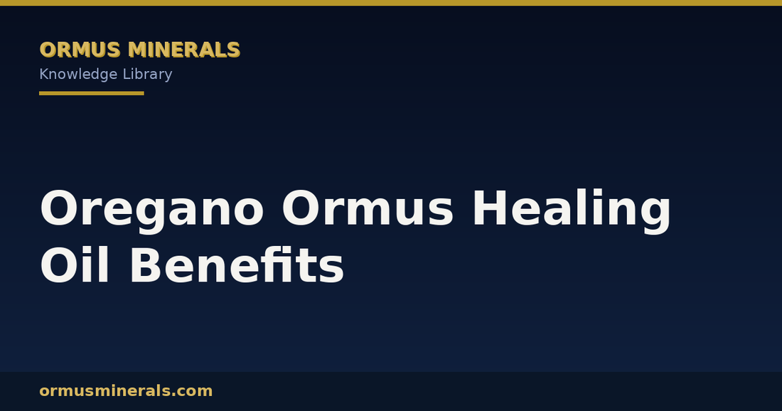 Oregano Ormus Healing Oil Benefits header graphic